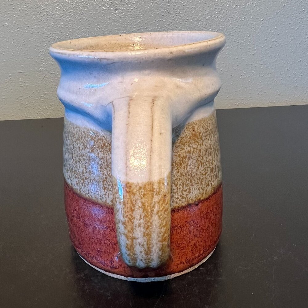 Handcrafted Hand Thrown Earth Toned Glazed Pottery Mug ~ Hygge - Picture 6 of 12